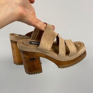 Vintage Bongo Chunky Platform Sandals